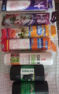 نایلون فریزر،سفره یکبارمصرف وکیسه زباله