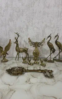 چند عدد دکوری برنجی برنزی