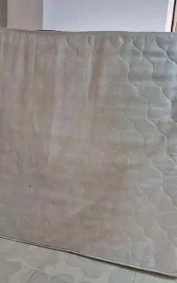 تشک دو نفره به همراه قوطی فلزی پل زیر تخت