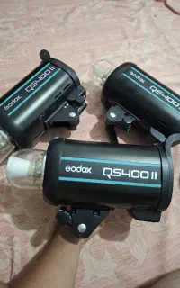 سه عدد فلاش استودیویی 400 ژول گوداکسgodox QS400 ii