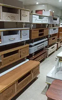 میز تلویزیون مدرن شیک لبه گرد