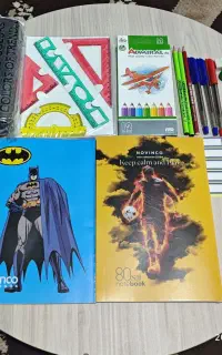 دفتر مدادرنگی جامدادی