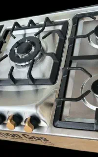 اجاق گاز رومیزی استیل/ توکار/ شعاع گاز ورق ضخیم