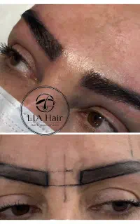 مدل  برای عکاسی کاشت ابرو خانوم