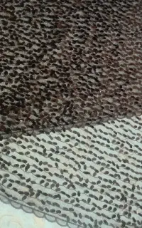 شال هندی پولک دوزی قواره دار و خرج کار