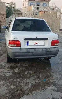 پراید مدل 97 بدون رنگ و شاسی سالم بدون ترک
