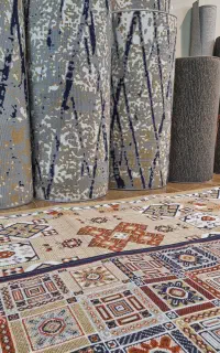 گلیم متری با زیگزاگ حرفه ای در محل