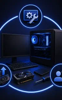 خدمات کامپیوتر، مشاوره، ارتقا، نصب و عیب یابی