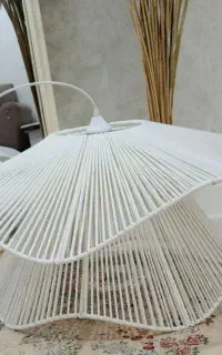 لوستر مکرومه دوطبقه