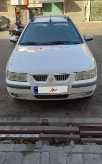 سمند LX ۹۸ بی رنگ داخل مشکی سفارشی