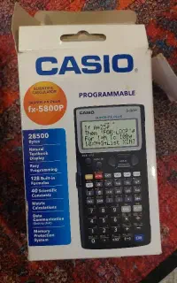 ماشین حساب مهندسی کاسیو fx5800