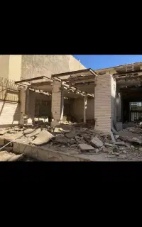 تخریب کاری سقف ستون