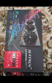 کارت گرافیک rx580 strix سه فن ،گیمینگ