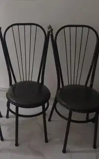 صندلی فلزی سالم چهار تا