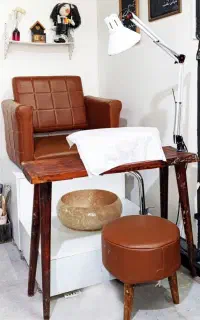 استیج پدیکور کار کرده