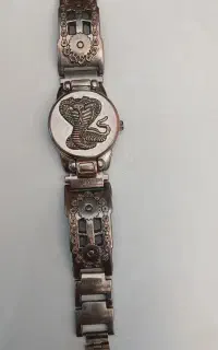 ساعت هندی قدیمی مار کبری یا ثروت خاص زیبا و جذاب