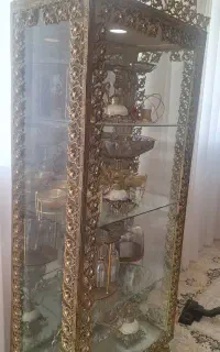 بوفه و زیر تلویزیون برنز