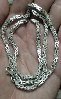 زنجیر نوقره کرال و انگوشتر فیروزه نیشابور