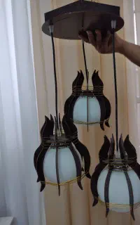 لوستر سه شاخه