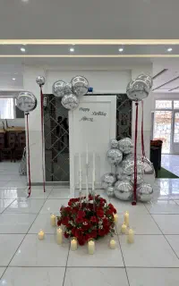 بادکنک آرایی گل آرایی سفره عقد مه سنگین