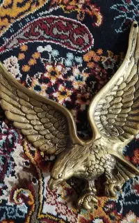 عقاب برنجی دکوری آویز دار