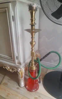 قلیان برنجی تنه محکم سالم