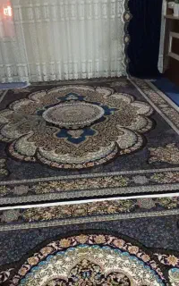 3تخته فرش 12متری کاشان (کلفت)وکلی وسایل