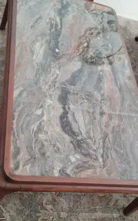 میز جلو مبلی  چوب رنگ