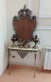آینه و کنسول برنج