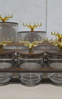 ست پاسماوری طرح گوزن