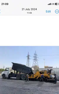 آسفالت راهسازی محوطه سازی جدول کفپوش