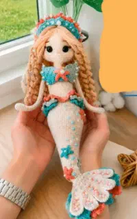 عروسک قلاب بافی