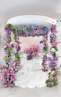 گلارایی و بادکنک آرایی تولد بله برون عروسی