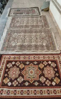 قالیچه کاملا نو و سالم ماشینی ۴ عدد