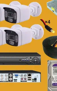 دوربین۵mp برد+هارد+ترانس آداپتور+فیش+اتصالات