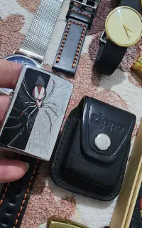 فندک زیپو اورجینال ۲۰۱۴ کیف فابریک چرم