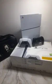 ps5 slim دیسک خور دو دسته ۱ ترا