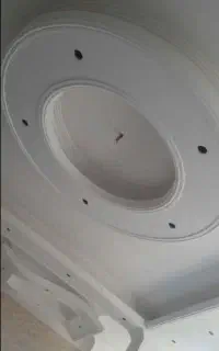 گچ کاری و گچ بری و کشته کشی  و برش کاری در اثره