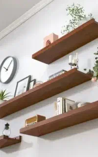 شلف دیواری از چوب روسی