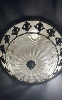 لوستر سقفی برنزی