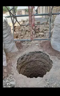 چاه کن فاظلاب وچاه ارت هرنوع چاه باشه زیر قیمت کار
