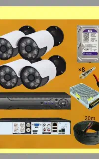 دوربین مداربسته پکیج 4تایی ارسال از تهران