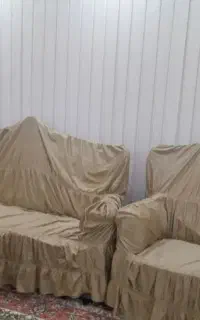 کاور مبل پارچه ای در حد نو