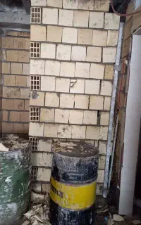 بنایی اجرچینی وبلوک کاری وسیمان سیاه وسفید