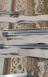 پرده زبرا به همراه چوب پرده