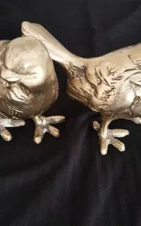 مجسمه گنجشک برنجی