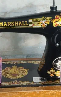 چرخ خیاطی قدیمی مارشال وکاملا سالم