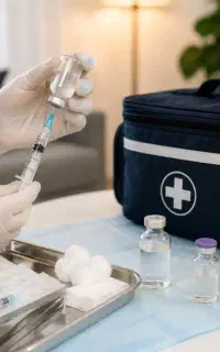 تزریقات ، شستشوی گوش با دستگاه ، پرستاری در منزل
