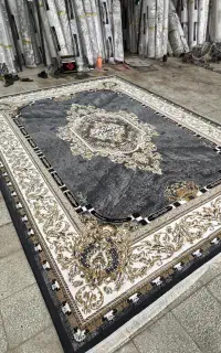 مدل طلایـی طوسی/ گالری فرش /قسطی ،تعویض فرش کهنه