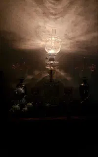 چراغ نفتی تک کهنه قاجاری